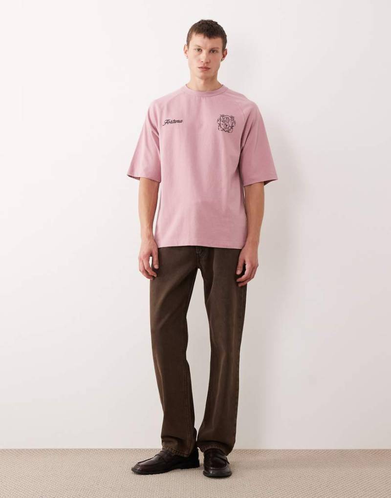 Levi's - 565 - Locker sitzende Straight Jeans in überfärbtem Braun-Brown von Levi's