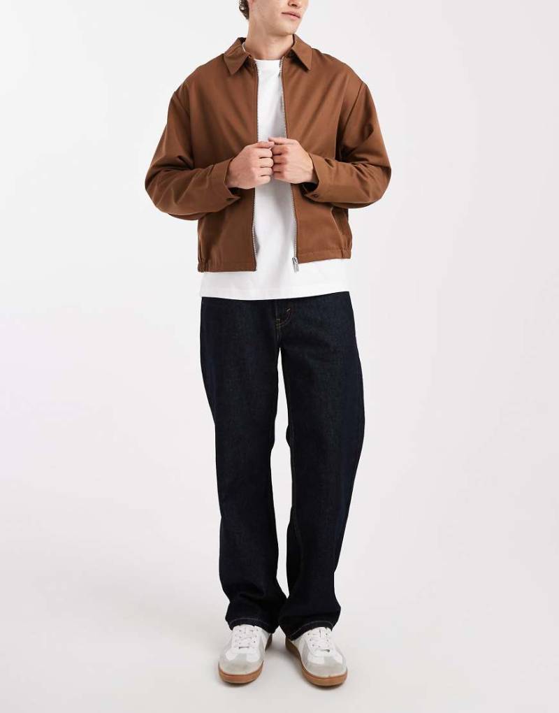 Levi's - 565 - Locker geschnittene Straight Jeans in dunkelblauer Rinse-Waschung-Marineblau von Levi's