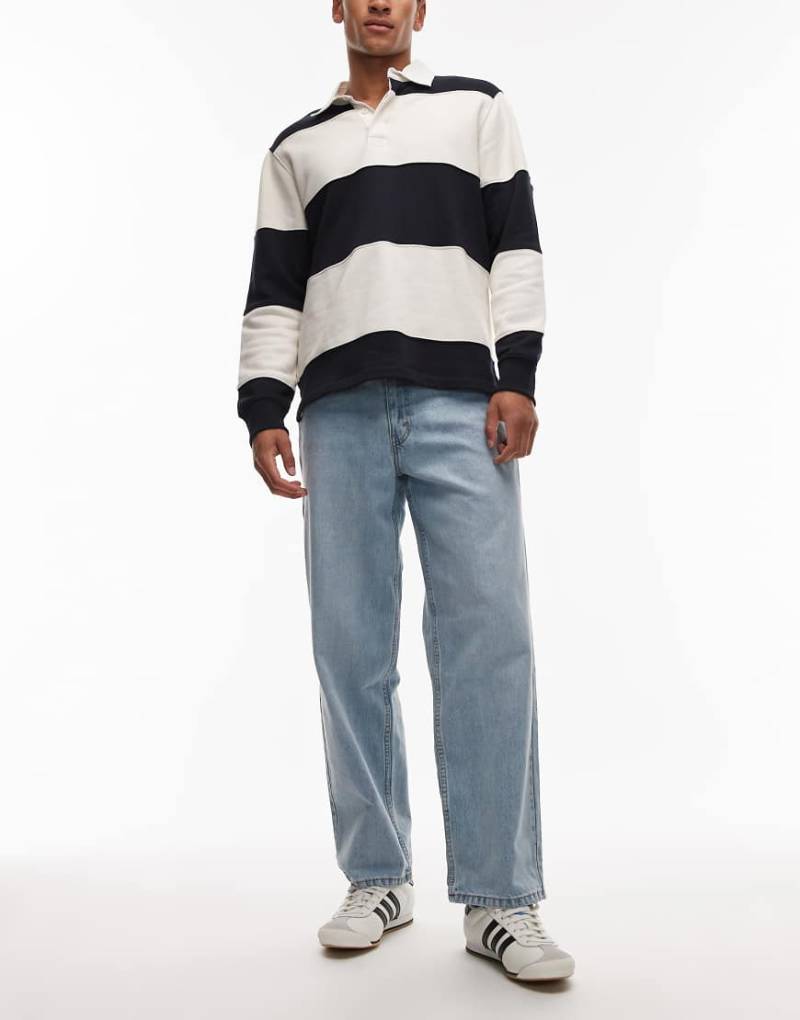 Levi's - 578 - Weit geschnittene Jeans in heller Waschung-Blau von Levi's