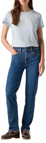 Levi's 724 High Rise Straight Mosey Mid Stone von Levi's