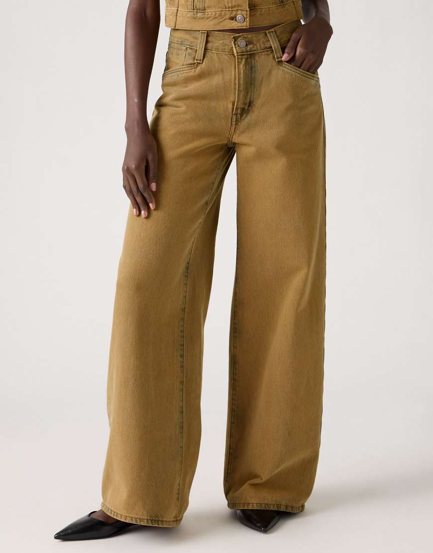 Levi's - '94 - Weite Jeans in verwaschenem Braun-Brown von Levi's