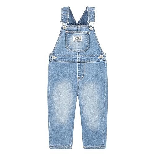 Levi's Kids Lvn denim shortall Baby Jungen Basil Sky 12 Monate von Levi's