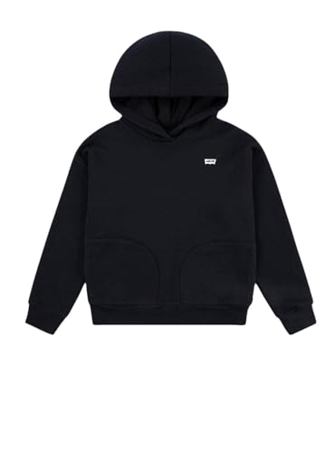 Levi's Baby - Mädchen LVG Batwing Chest HIT Hoodie Hooded Sweatshirt, Jet Black, von Levi's