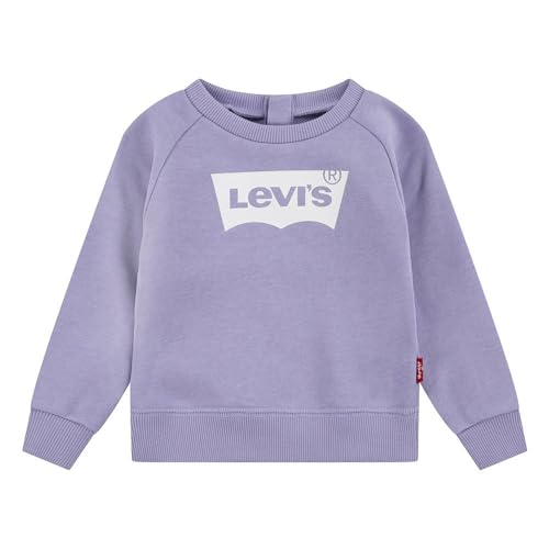 Levi's Baby-Mädchen Lvg Key Item Logo Crew Sweatshirt, Heirloom Lilac, 12 Monate von Levi's
