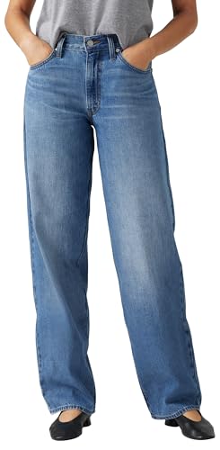 Levi's Damen Baggy Dad Jeans, Heavy Check, 32W / 34L von Levi's