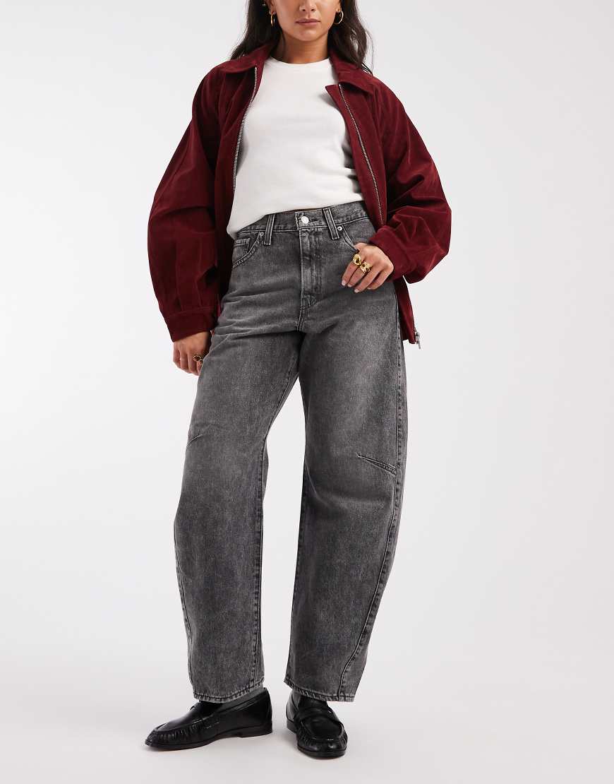 Levi's - Barrel-Leg-Jeans in verwaschenem Schwarz von Levi's