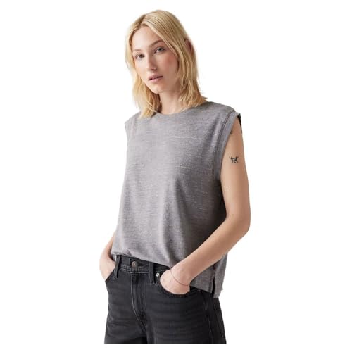 Levi's Boxy Tank Triblend Header Gray Garment D von Levi's