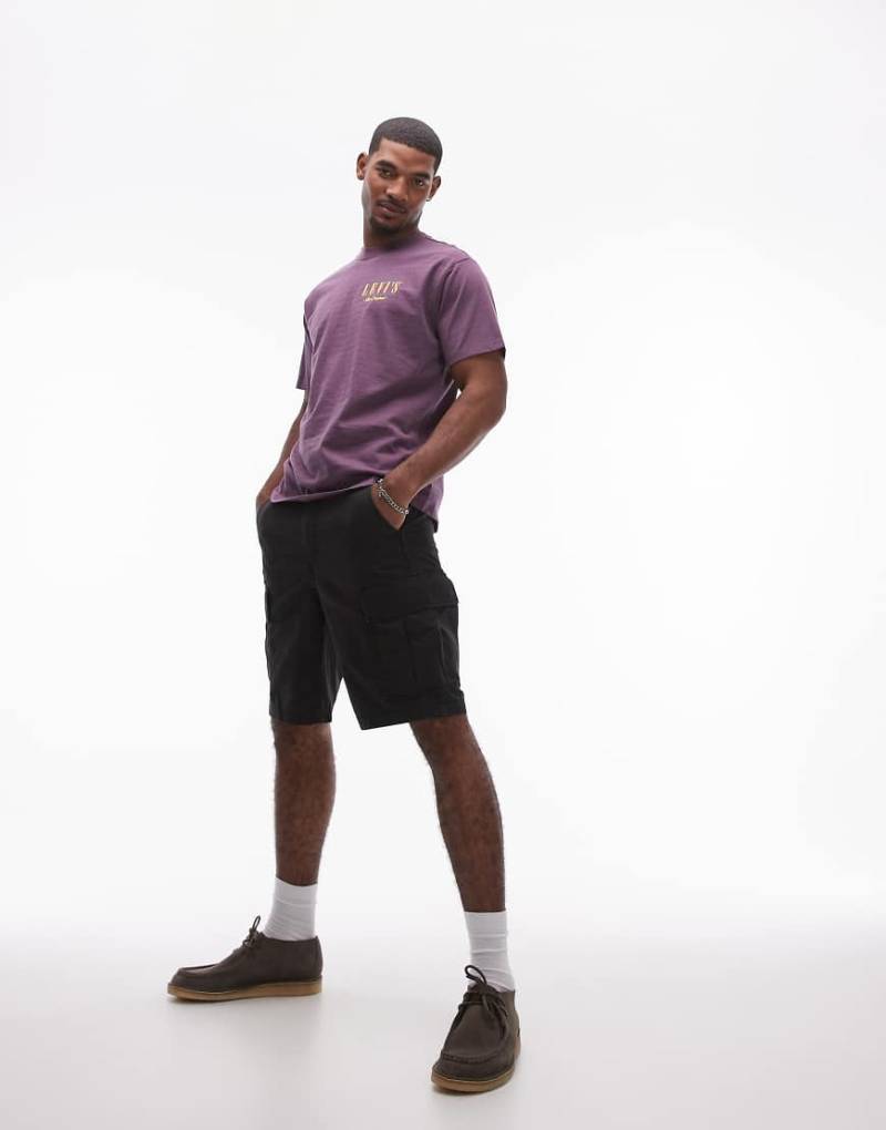 Levi's - Carrier - Cargo-Shorts aus Canvas in Schwarz von Levi's