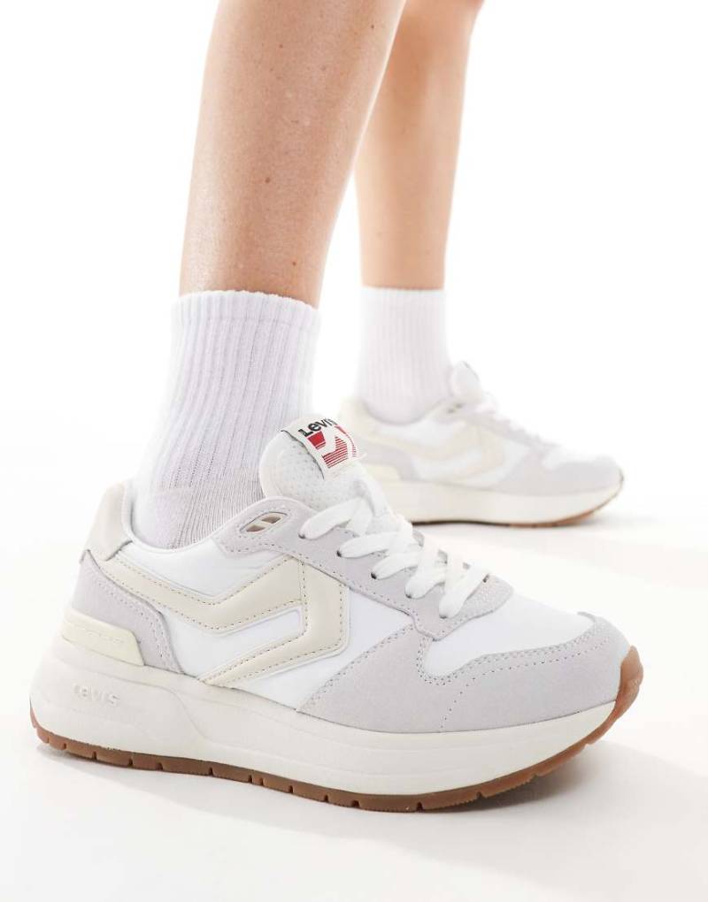 Levi's - Charge - Sneaker aus Wildleder in Weiß von Levi's