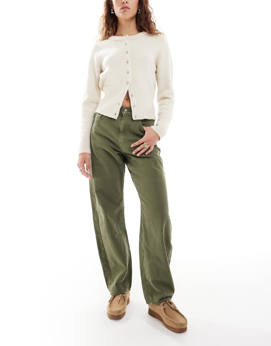 Levi's - Cinch-Barrel-Jeans in Khaki-Grün von Levi's