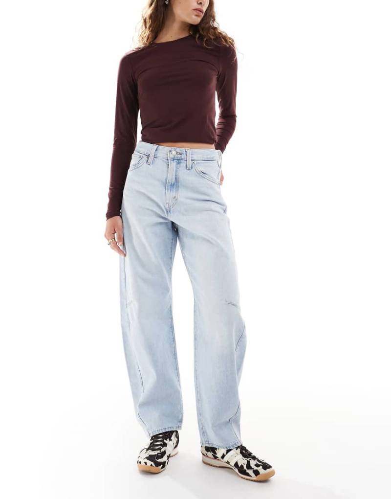 Levi's - Cinch-Barrel-Jeans in heller Waschung-Blau von Levi's