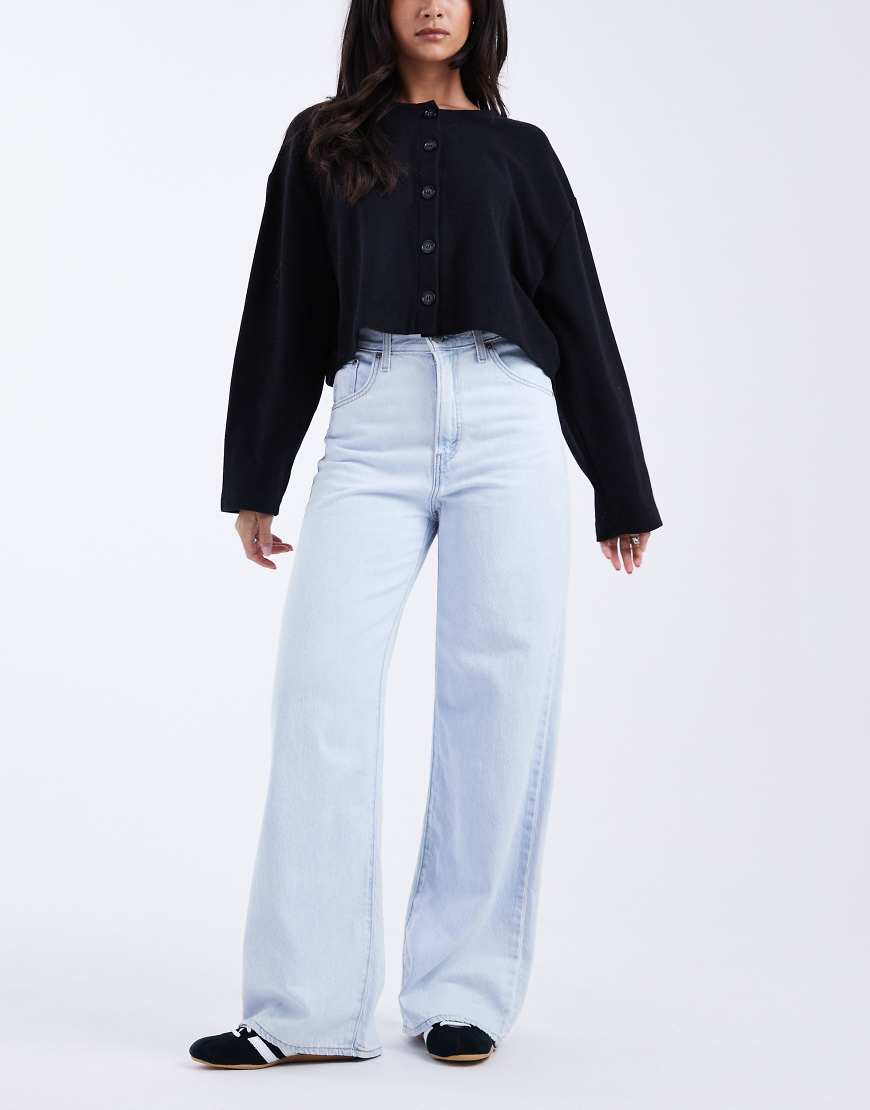 Levi's - Cinch - Weite Jeans in Bleach-Waschung-Blau von Levi's