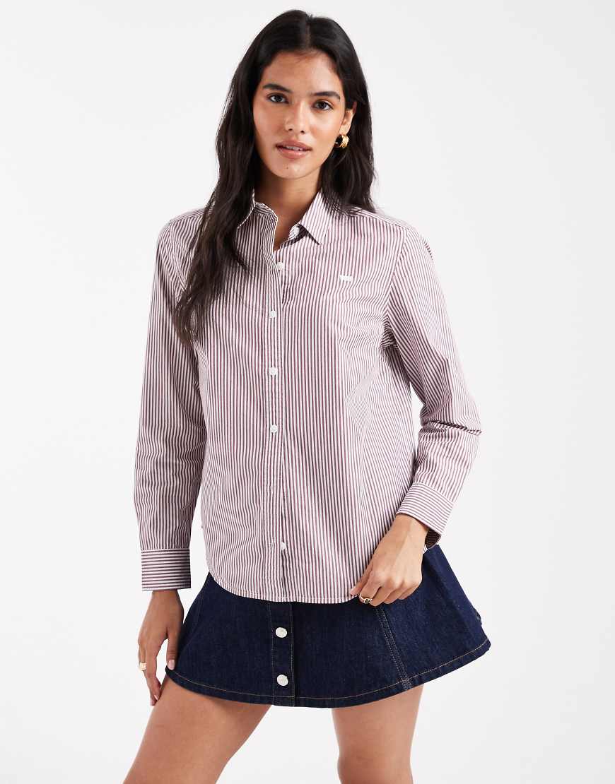 Levi's - Classic - Relaxed Fit Hemd mit roten Streifen von Levi's