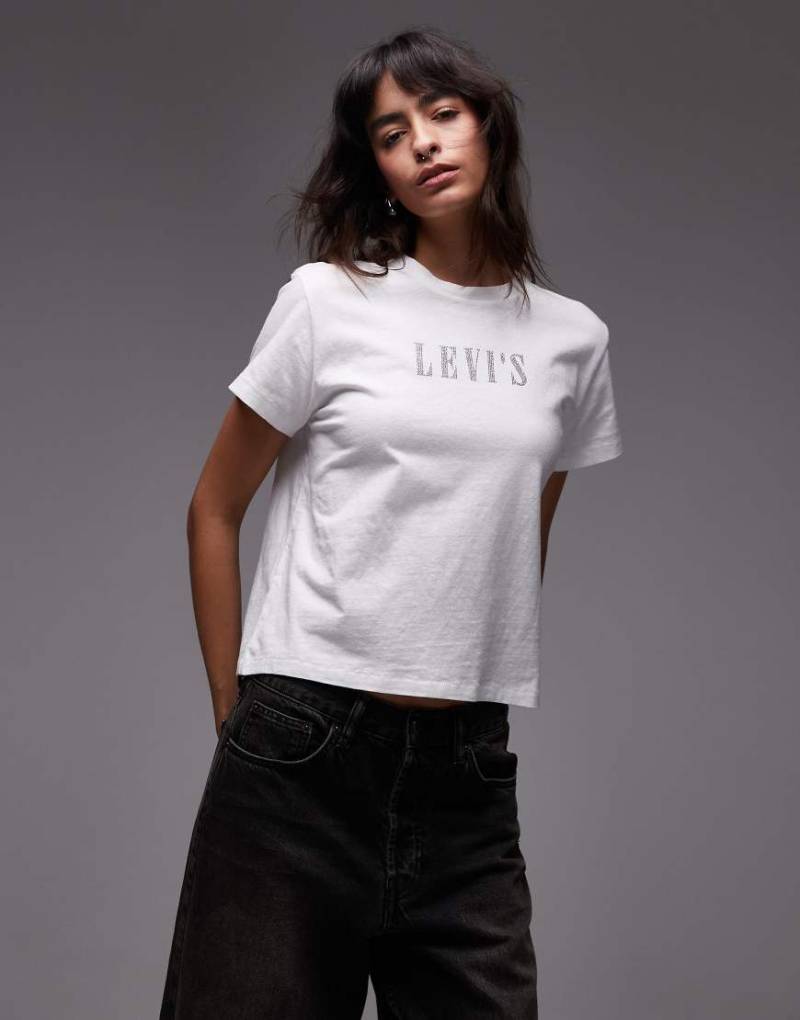 Levi's - Classic - T-Shirt in Weiß mit Logo von Levi's