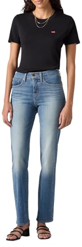 Levi's Damen 314 Shaping Straight Jeans Smudged Line, 27W / 30L von Levi's