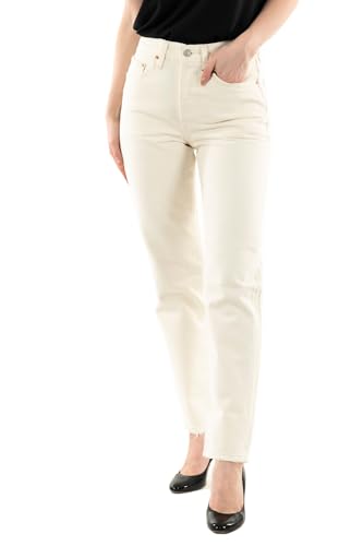 Levi's Damen 501® Crop Jeans,Ecru Booper No Damage,23W / 26L von Levi's