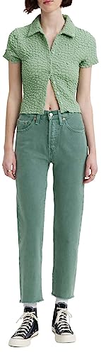 Levi's Damen 501® Crop Jeans,Misty Silver Pine,26W / 26L von Levi's