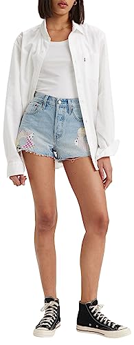 Levi's Damen 501® Original Shorts Denim Shorts,Fresh As A Daisy Short,32W von Levi's