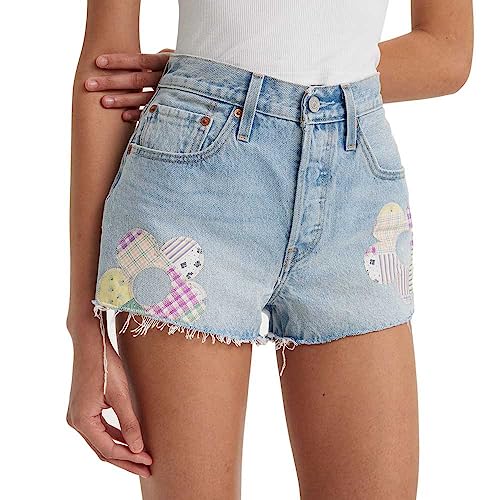 Levi's Damen 501® Original Shorts Denim Shorts,Fresh As A Daisy Short,28W von Levi's