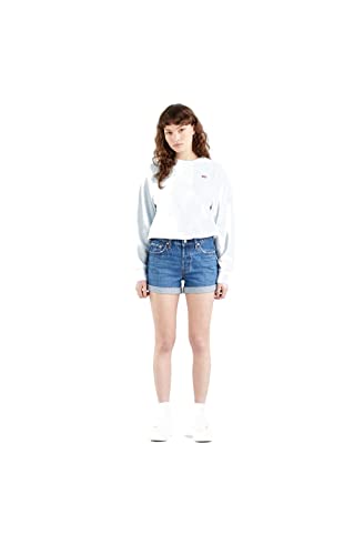 Levi's Damen 501® Rolled Short Denim Shorts, Orinda Troy Scraped, 25 von Levi's