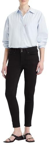 Levi's Damen 711 Double Button Jeans, Midnight Gaze, 30W / 32L von Levi's