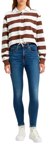 Levi's Damen 721™ High Rise Skinny Skinny Fit Blue Wave Dark 29W / 28L Active von Levi's