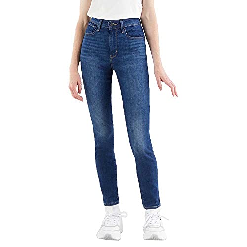 Levi's Damen 721 High Rise Skinny Good Evening Jeans, Dark Indigo - Worn in 421, 28W / 28L EU von Levi's