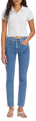 Levi's Damen 724 High Rise Straight Jean, Beach Break Stone, 29W / 28L von Levi's