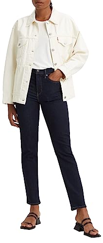 Levi's Damen 724 High Rise Straight Jeans, Blue Wave Rinse, 33W x 30L von Levi's