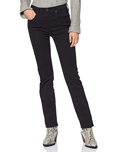 Levi's Damen 724™ High Rise Straight Jeans,Night is Black,28W / 30L von Levi's