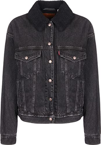 Levi's Damen 90s Sherpa Trucker Jacke, Are You Afraid Of The Dark, L Levi's Damen 90s Sherpa Trucker Jacke, Are You Afraid Of The Dark, L von Levi's