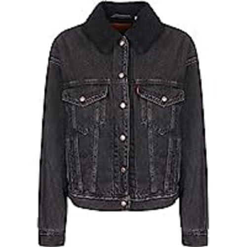 Levi's Damen 90s Sherpa Trucker Jacke, Are You Afraid Of The Dark, XS von Levi's