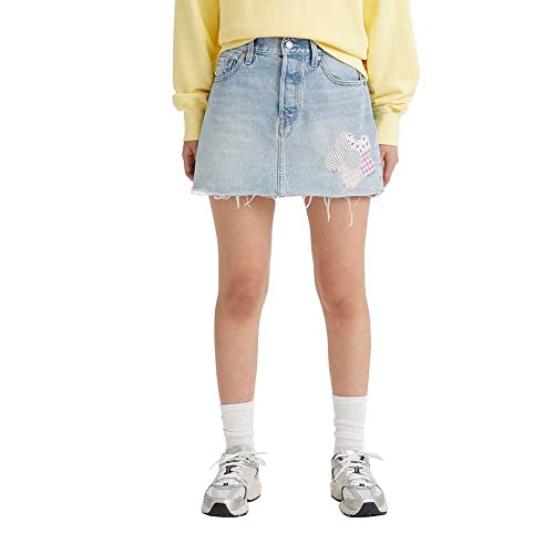 Levi's Damen Icon ICON SKIRT Skirt, Fresh As A Daisy Skirt, 27 von Levi's