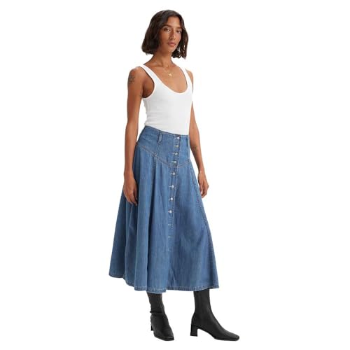 Levi's Damen Ankle Column ICON SKIRT, Play Day, 24 von Levi's