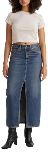 Levi's Damen Ankle Column ICON SKIRT, Wave Hello, 26W von Levi's