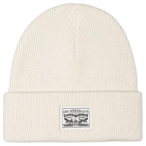 Levi's Damen Backpatch Beanie, Cream, UN von Levi's