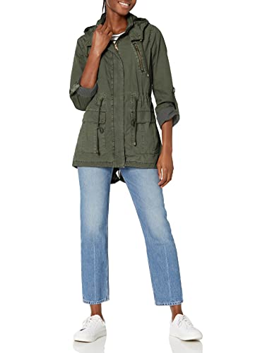 Levi's Damen Baumwolle Kapuzenjacke Anorak (Standard & Übergrößen), armee-grün, Small von Levi's