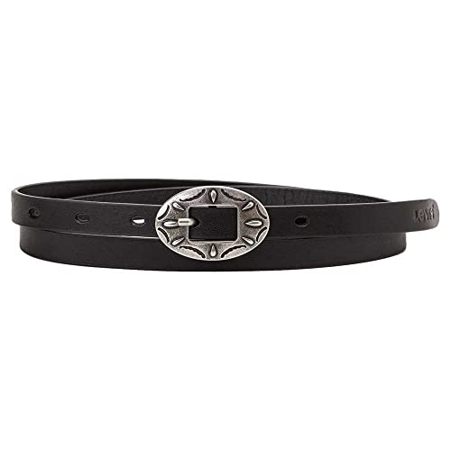 Levi's Damen Women's Mini Western Belt, Regular Black, 100 cm von Levi's