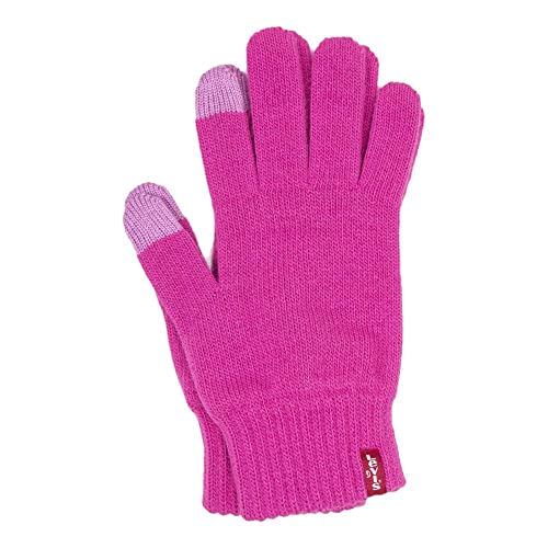 Levi's Damen Ben Touchscreen Handschuhe, dunkelrosa, 36 von Levi's