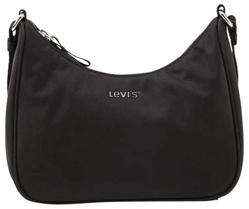 Levi's Damen Ce sac est Peut-être Votre prochain Accessoire préféré. Doux et décontracté, il se Porte croisé ou sur l’épaule. Shoulder Bag, Regular Black von Levi's