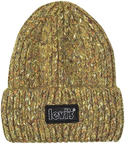 Levi's Damen Chunky Beanie Hat, Medium Yellow, One Size von Levi's