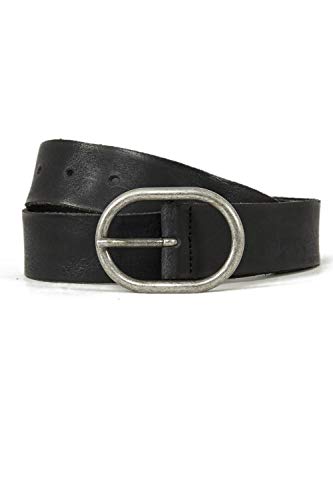 Levi's Damen Circle Buckle Core Gürtel, Schwarz (Black), 80 cm (Herstellergröße: 80) von Levi's