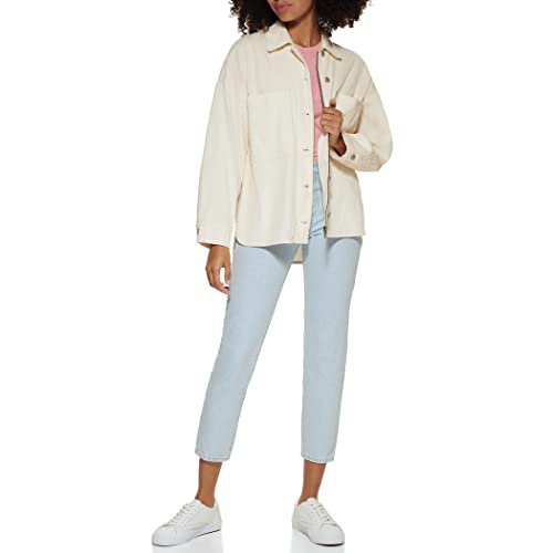 Levi's Damen Cotton Corduroy Shirt Jacket Jacke, Buttercreme, Mittel Levi's Damen Cotton Corduroy Shirt Jacket Jacke, Buttercreme, Mittel von Levi's