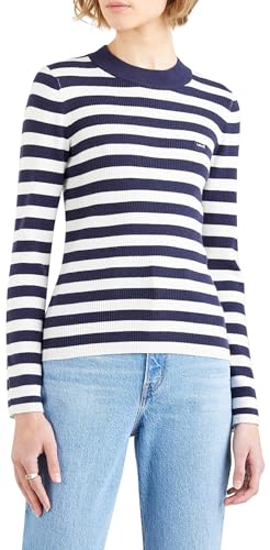 Levi's Damen Crew Rib Sweater Pullover Sweatshirt, Oreo Cookie Multi, S von Levi's
