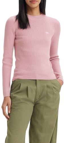 Levi's Damen Crew Rib Sweater Pullover Sweatshirt, Keepsake Lilac, L von Levi's