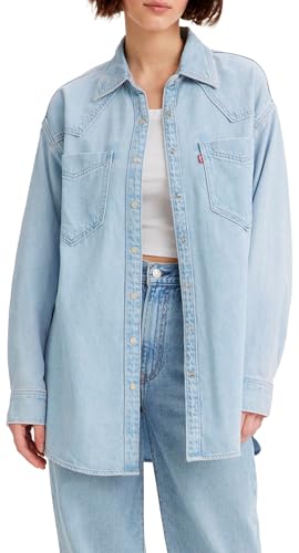 Levi's Damen Donovan Western Hemd, Western Icy X, L von Levi's