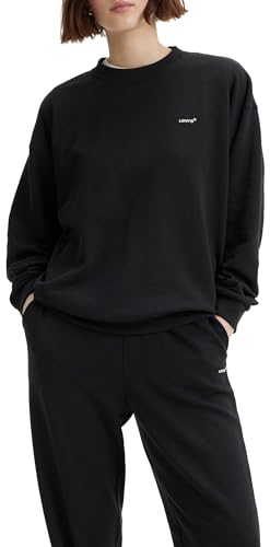 Levi's Damen Everyday Sweatshirt, Caviar, M von Levi's