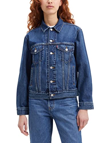 Levi's Damen Ex-Boyfriend Trucker Jacke,Indigo Worn,XS von Levi's