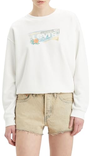 Levi's Damen GR Everyday Crew Sweatshirt, Dock by The Beach BW, XS von Levi's