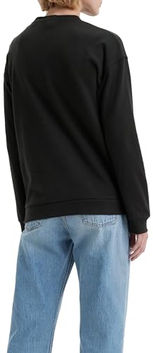 Levi's Damen Graphic Salinas Crew Sweatshirt, Crew Mini Bw Hits Caviar, L von Levi's